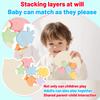 Silicone Stacking Toys Are Safe And , Suitable For The Intellectual Development Of Infants And Young Children