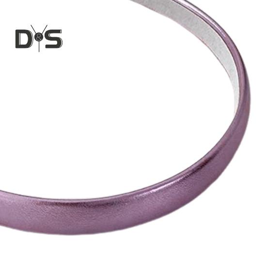 Adjustable Golden Headband Faux Leather Wrapped Thin Hair Hoop Luxurious Finish Satin Material Weddings Hairband