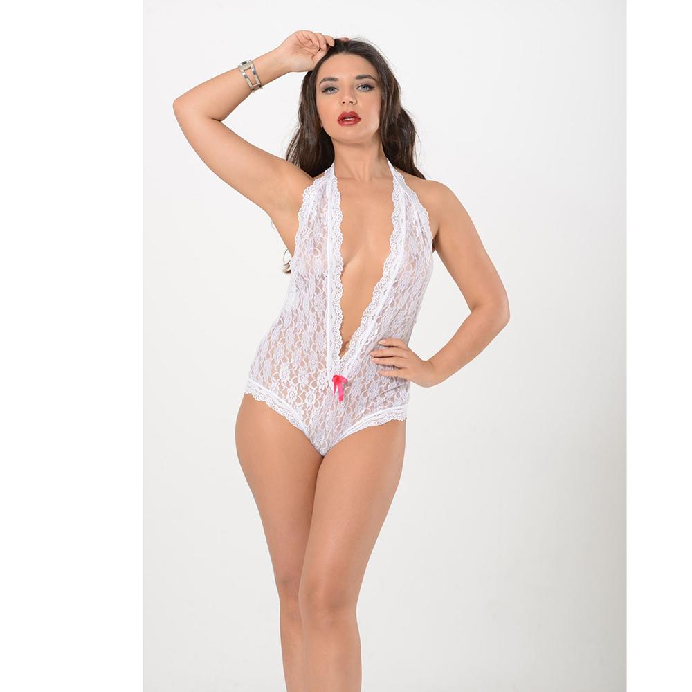 

Женщины сексуальная фантазия ночная рубашка дамы пижамы белье белый SA-924