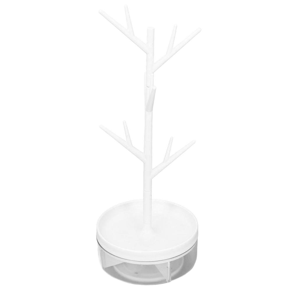 Jewelry Hanging Tree Stand Branch Shape Rotatable Detachable Student Jewelry Storage Display Stand Desktop