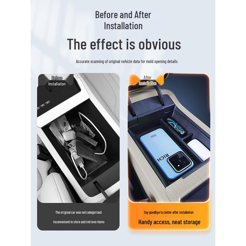 Wuling Xingguang Armrest Box: Car Console Storage Organizer & Decorative Accessory