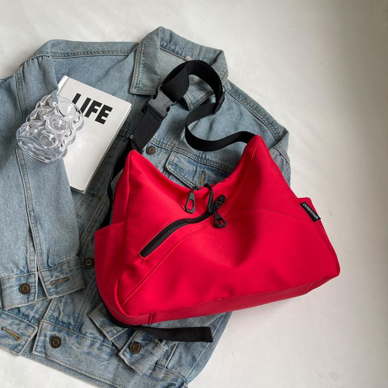 Casual big bag women's 2025 new fashion cloth bag shoulder bag large capacity tote bag class commuter messenger women's bag