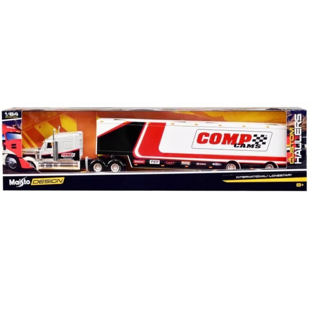 Maisto Scale Trailer Truck Comp Comes White Diecast Model Car 12418 1/64 (COMP)