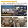 2er-Pack 72 LED Innenraumleiste 12V-80V 1200LM - Universal LKW Bus Wohnmobil Leiste mit Schalter (10W Ultrahell)