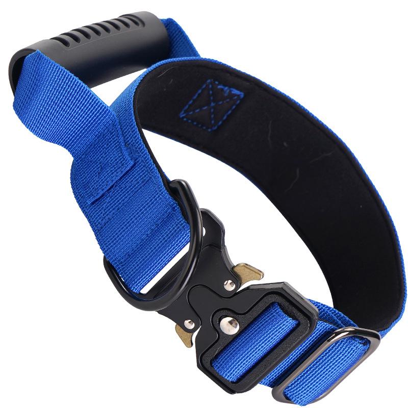 Pet Collar Explosion Proof Impact Resistant Pull Resistant Dog Collar Medium To Large Dog Collar Tactical Collar