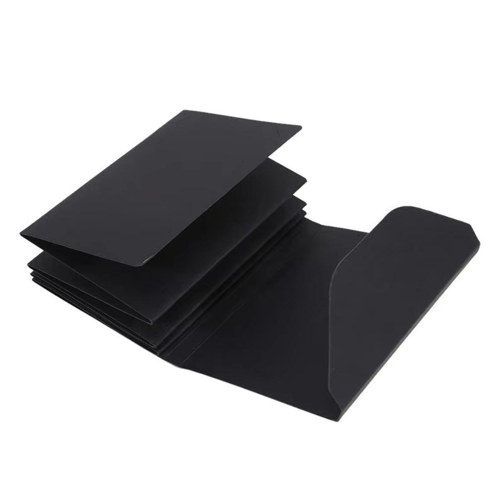 

DIY Photocard Book Insert Loose-leaf Photo Album New Folding Photo Album чорний