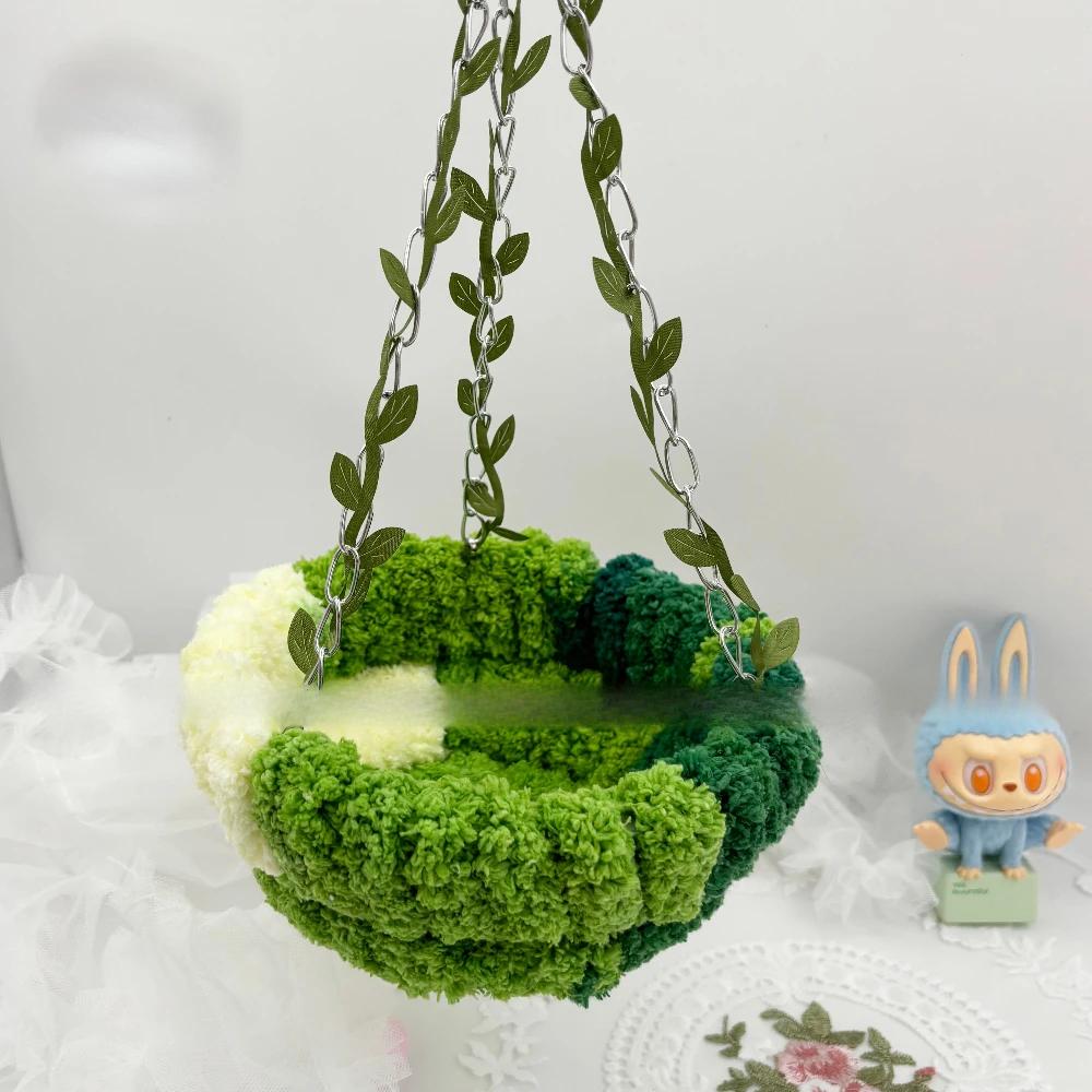 15/17cm Labubu Doll Hammock Swing Colorful Hanging Bed Accessories, Labubu Doll Swing Simple Outdoor Toy for Vinyl Dolls Playground Accessories