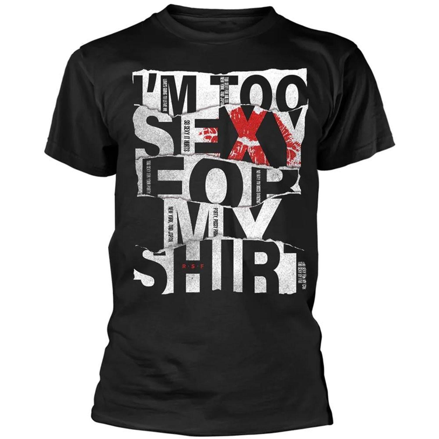 Men s Right Said Fred Too Sexy For My Shirt T-shirt Small Black S