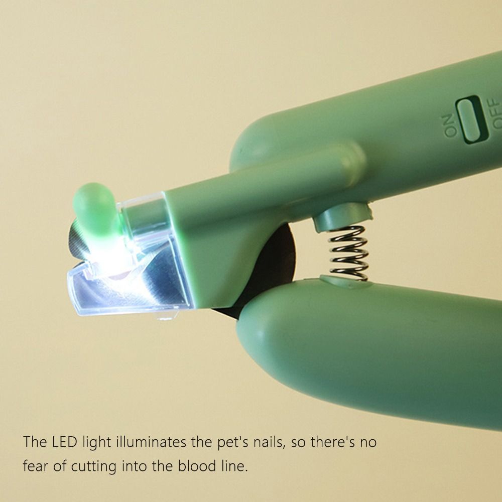 1Pcs Cat Claw Pet Grooming Tool with Light Nail Trimmer Machine Durable Pet Nail Clipper