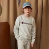 Champion Kids' Classic Logo Embroidered Fleece Crewneck Sweatshirt