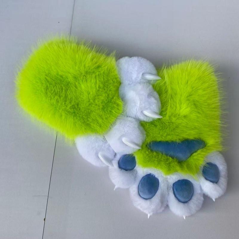 

Animal claws, squeaking, furry claws with nails, gloves COS cat claws cute plush finished props