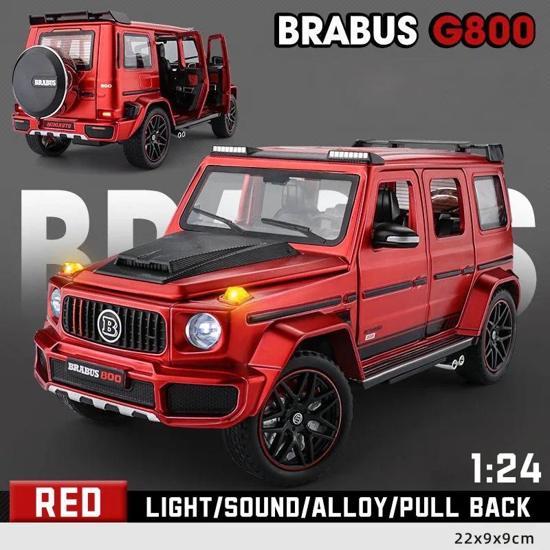 1:24 G800 High Simulation Diecast Metal Alloy Model car Sound Light Pull Back Collection Kids Toy Gift