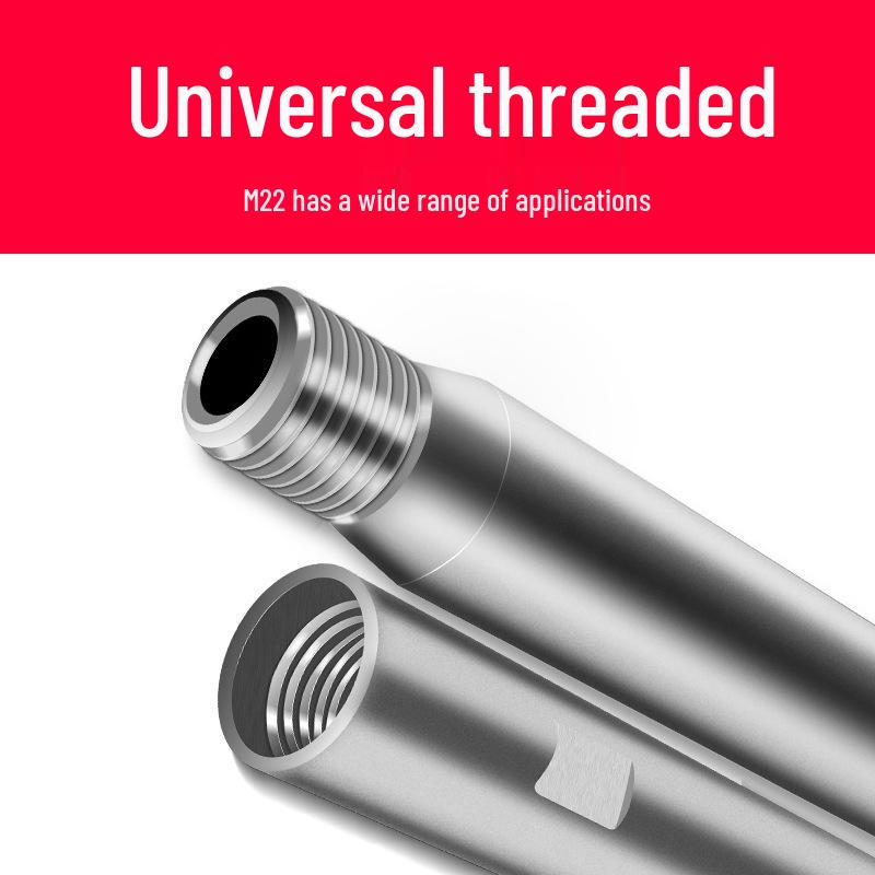 Extended Diamond Core Drill Bit Rod, 100mm-1m, for Drilling Machines