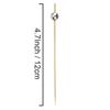 100pcs cocktail picks Cocktail Skewer Disco Fruit Toothpicks Long Delicate Bamboo Toothpicks Fruit Sticks Disco Ball Stir Sticks