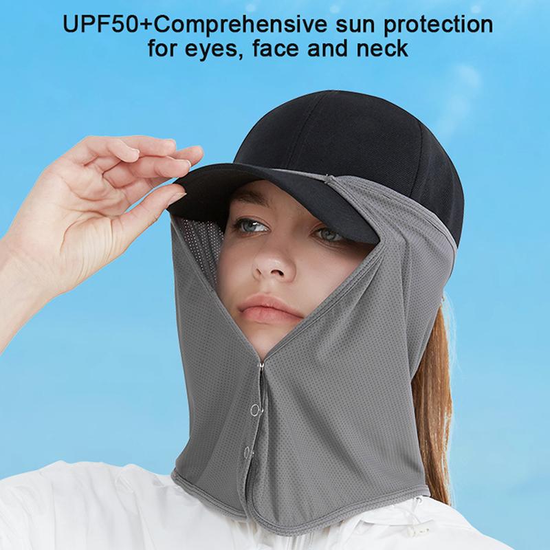 Quick-Drying Fishing Cap Face Neck Sunshade Cap Uv Protection Visor