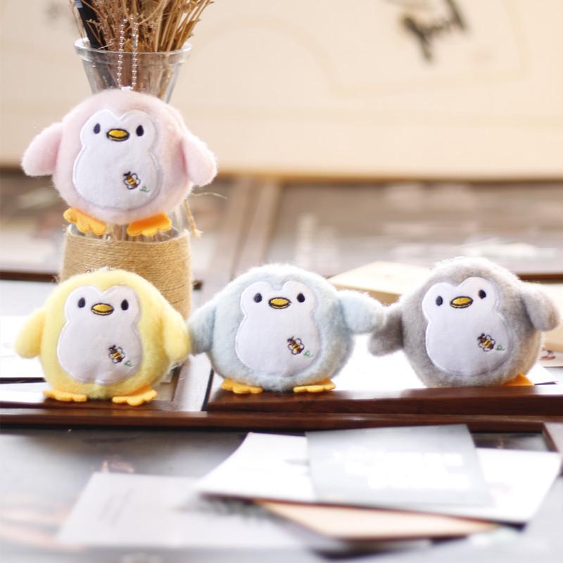 Adorable Plush Penguin Keychain Soft And Cute Mini Animal Doll For Bags And Keys
