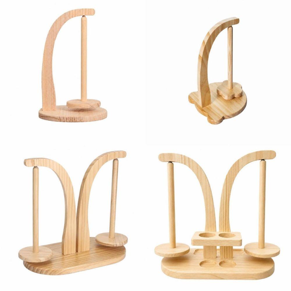 360° Rotatable Yarn Holder Wooden Yarn Spinner Gift Magnetic Spool Holder  Crochet
