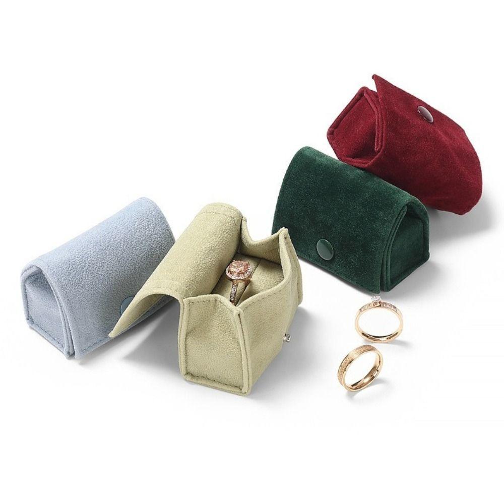 Multi-purpose Ring Jewelry Box Portable Jewelry Organizer Simple Jewelry Case  Necklaces Case