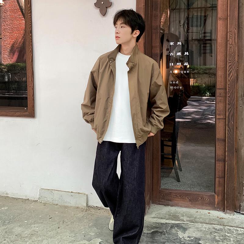 Wassup Sohot Men's Stand Collar Casual Jacket