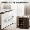 Maniglia a U in Cristallo per Armadio Foro Doppio Presa Ergonomica Stile Moderno Per Cassetto Armadio Mobili Uso Domestico