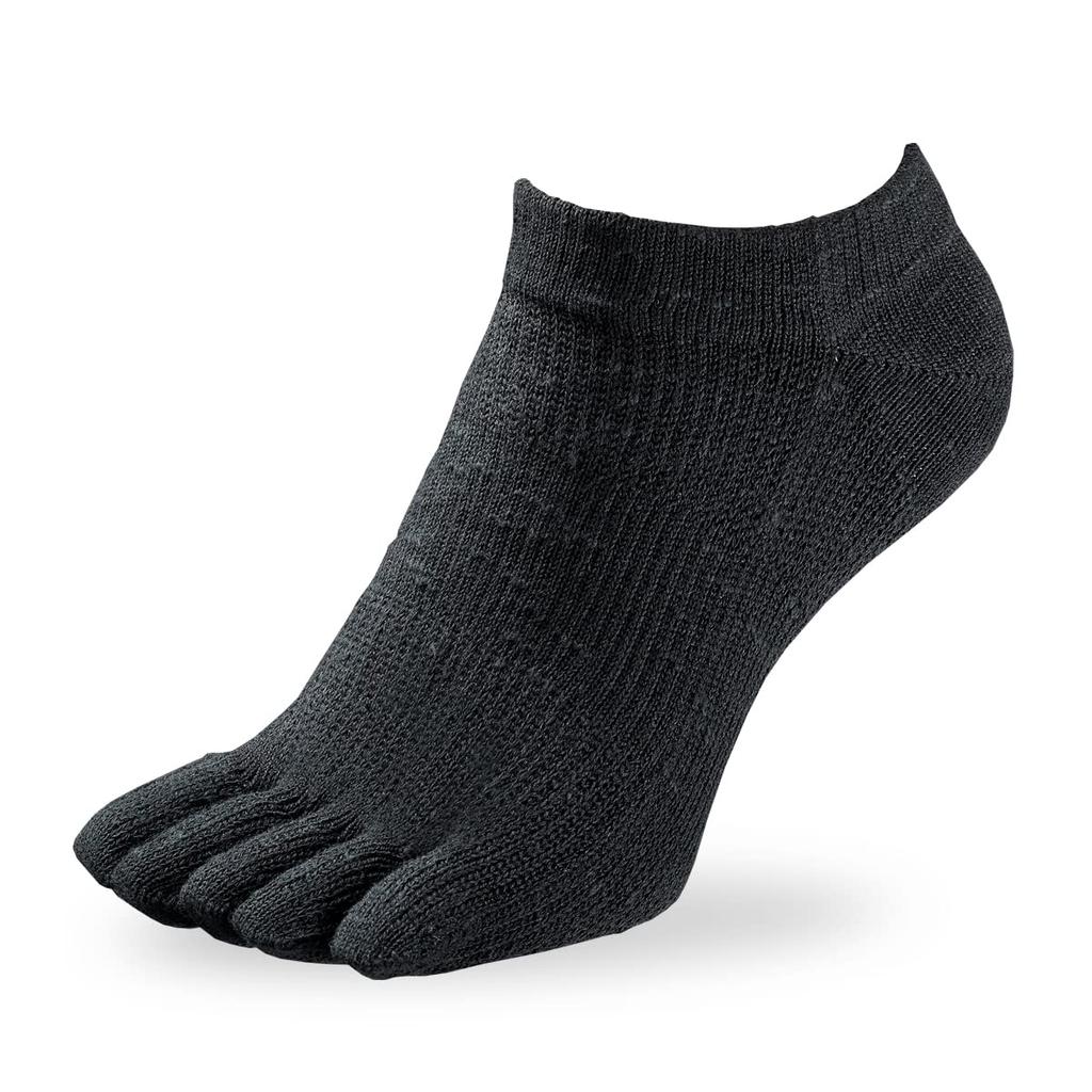 Gutsman Camouflage Sneaker Socks for the Sneaker Length CAMO Black Five-Toe Self-Defense Forces, M, 25-27cm,