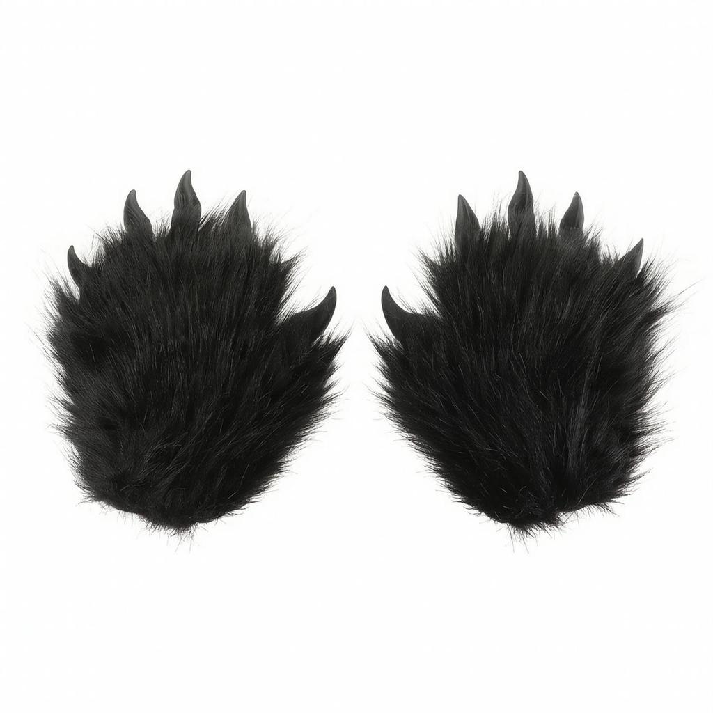 Fursuit Gloves with Claws Comfortable Costume Accessories Lightweight