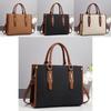 Vintage Retro Pu Leather Womens Casual Tote Bag With Zipper For Daily Use