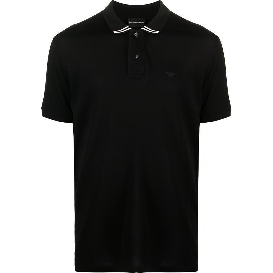 EMPORIO ARMANI Polo Shirt Men's Black 3K1FM6-1JTKZ-0999