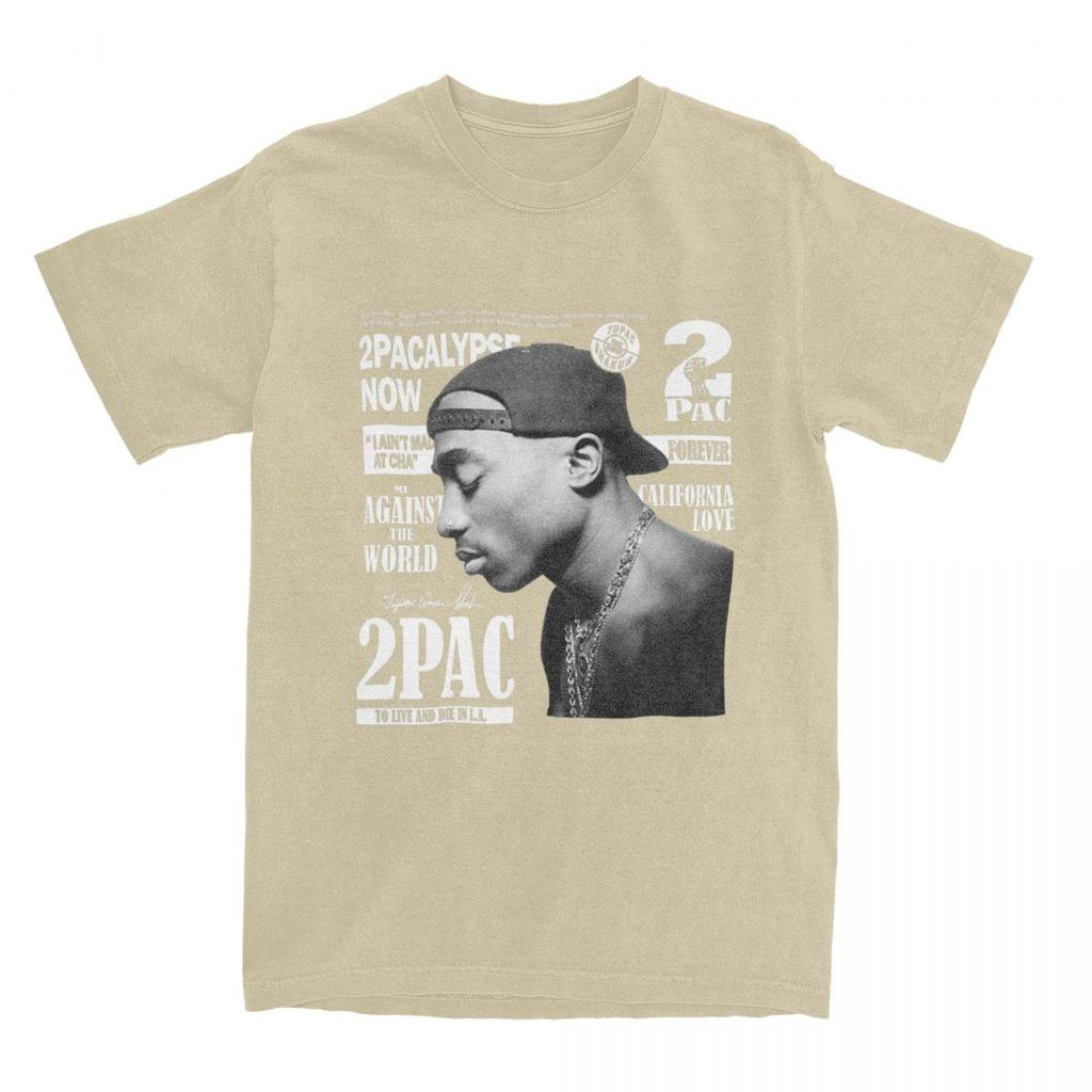 Summer Unisex Women Pac Tupac Shakur T Shirts Apparel HipHop Rapper Cotton Tops Tshirt Novelty Tees