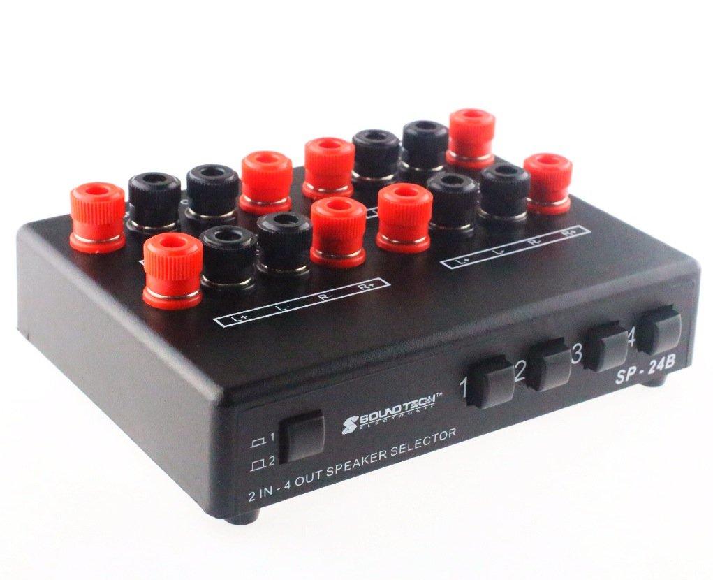 2in 4out Speaker Plug Type Selector/switcher Banana