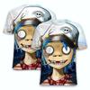 Camisetas Unissex Rock Gorillaz Estampa 3D Camiseta Masculina Anime Tendência de Rua Hip-hop Verão Camisetas Moda Manga Curta Gola Redonda Tops Y2k
