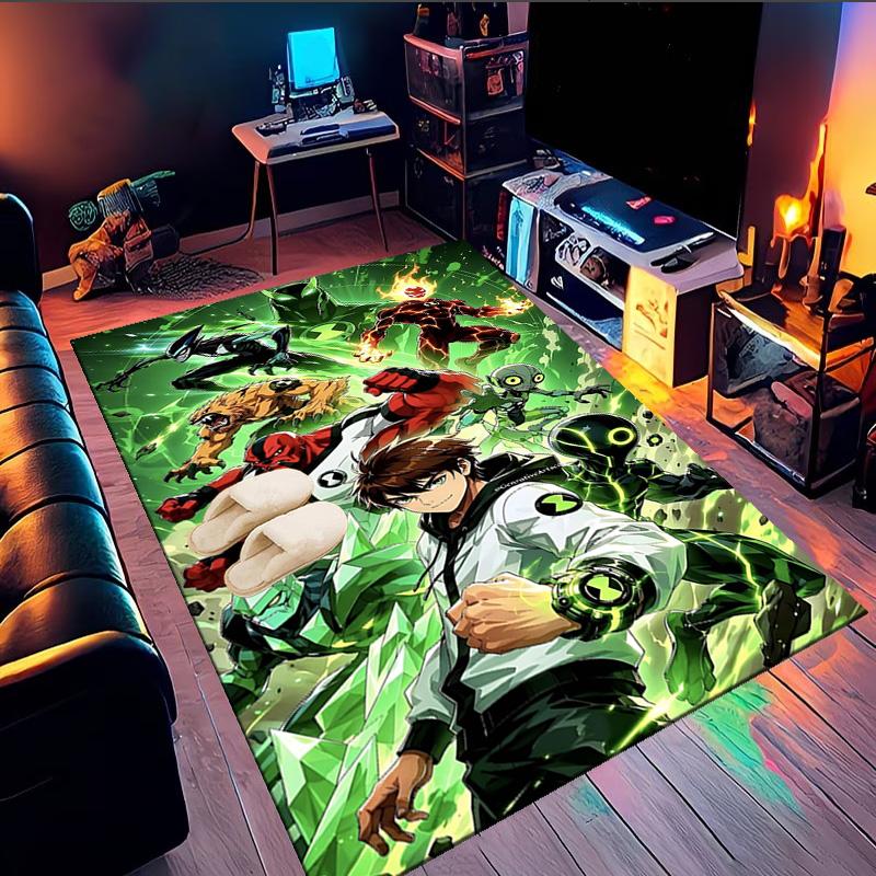 Ben Alien Force Area Rug Suitable for Indoor And Outdoor,Carpets for Kitchens, Homes, Offices, Living Rooms,Home Decor,Christmas Gift