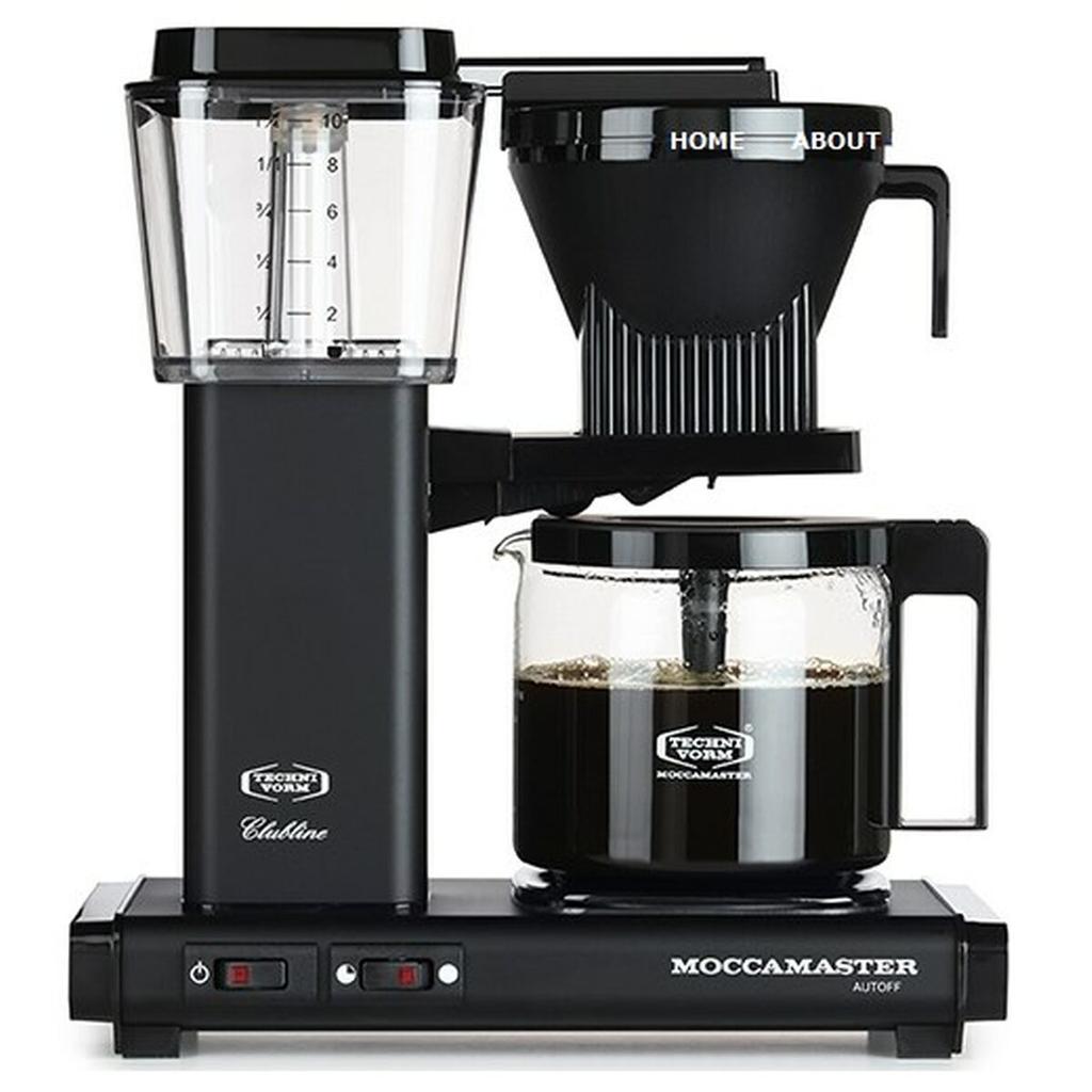Překapávací kávovar Moccamaster KBG 741 AO Černý 1520 W 1,25 L