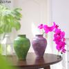 Creative Painted Ceramic Vase Plant Pots Table Decoration Flowers Arrangement Hydroponic Floral Vases Room Aesthetic Decor