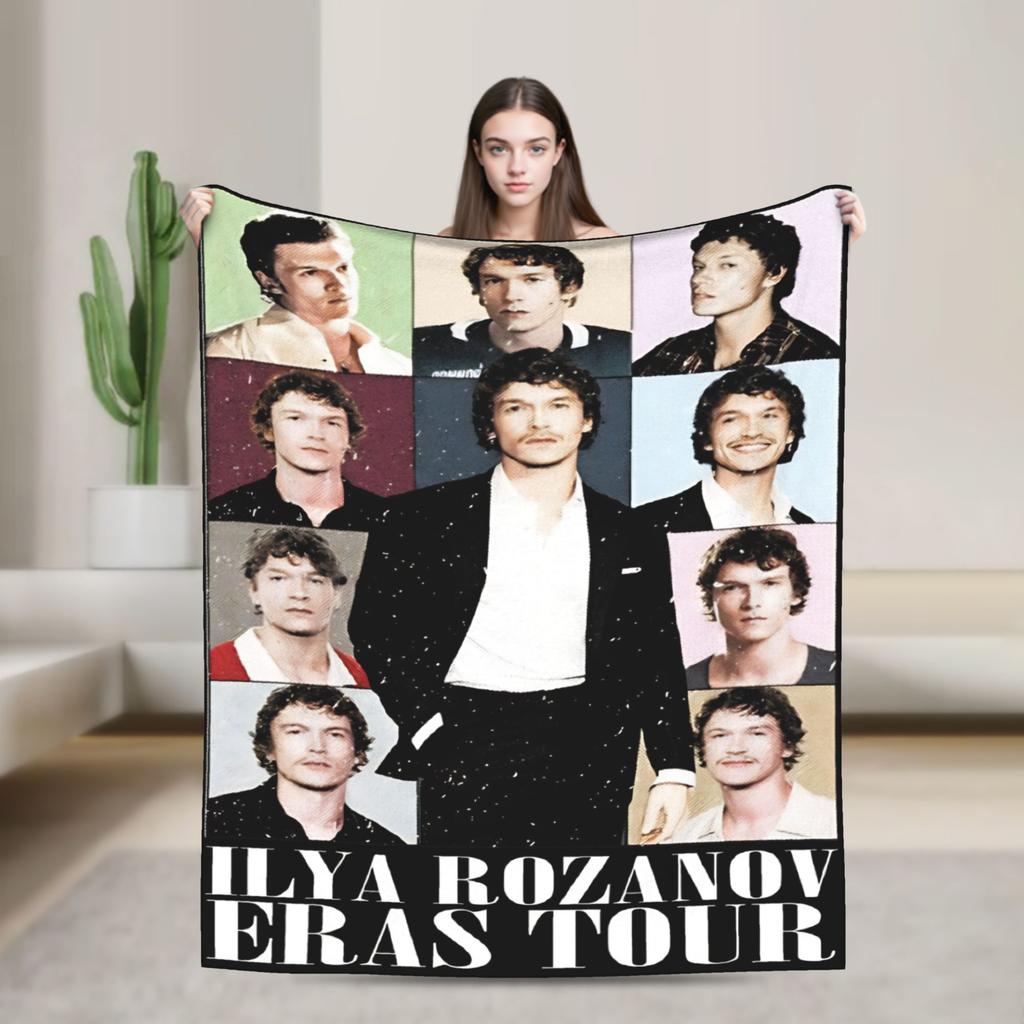 Jonathan Bailey Actor Flannel Blanket Comedy Custom Throw Blankets for Home cm Rug Piece