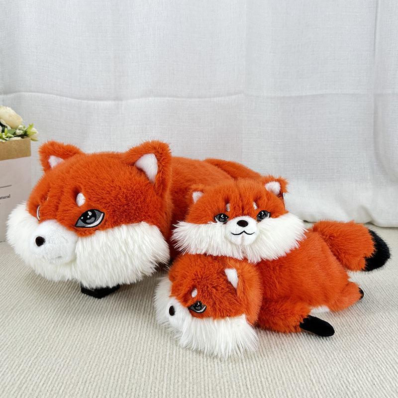 

Red Fox Plush Comfort Pillow - Lying Fox Stuffed Toy for Girls Length 40 cm
