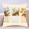 Sausage Dog Dachshund Cute Pillow Case Cushion Cover Soft Cute Throw Pillow Case For Car Sofa Pillowcase Polyester With Zipper