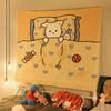 Cute Bear Rabbit Hanging Cloth Home Wall Decoration Tapestry Office Living Room Tapestry