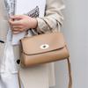 Genuine Leather Bag 2026 New Style High-end Simple Cowhide Lock-up Portable Single-shoulder Cross-section