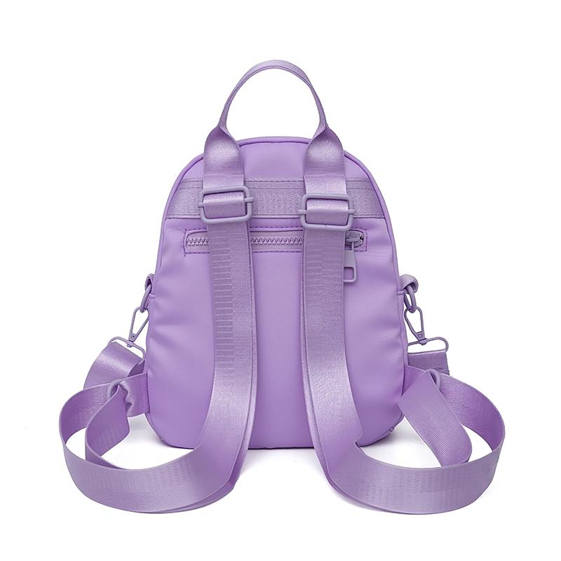 Einfarbiger Rucksack Große Kapazität Nylon Leichter Rucksack