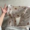 Women's Cloud Cotton Lapel Pajama Pants: Lightweight, Loose-Fit for Home or Outdoor Wear