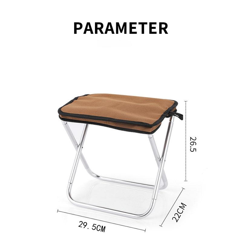 Outdoor folding ultra-light small horse camping chair portable bench travel driving tour barbecue picnic camping equipment