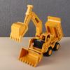 Yellow Engineering Car Toy ABS Children Excavator Toy Large Bulldozer Toy  Birthday Gift