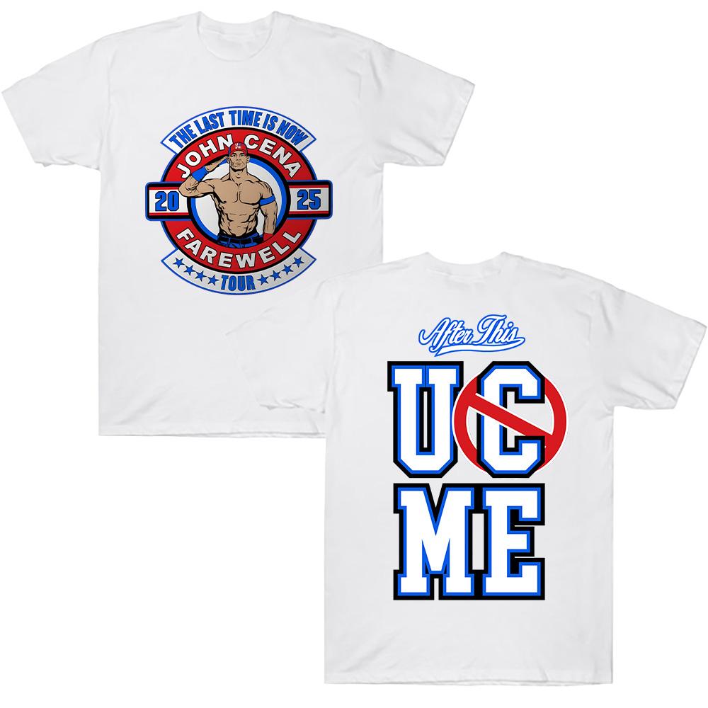 New John Cena Farewell Tour T Shirts Summer Cotton High Quality T-shirts Unisex T-shirt Fashion Sports Clothing Top