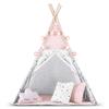 Tenda Teepee Nukido per Bambini con Ghirlanda e Luci - Rosa