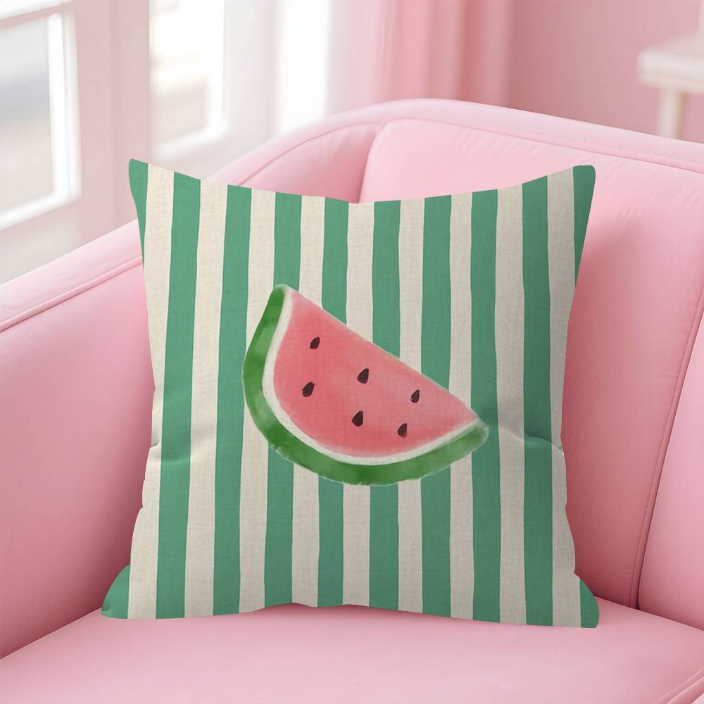 Luxury Watermelon Pattern Design Pillow Anime Pillow Sofa Bed Head Pillow Cover Cushion Cover 45x45 Cm Fashion