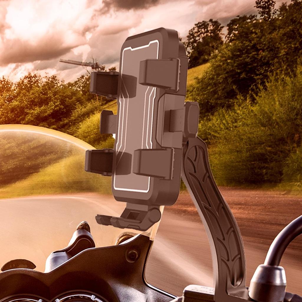 Motorcycle Phone Holder Mount,Motorcycle Mirror Mount,Motorcycle Phone Holder Motorcycle Handlebar Mount Phone Mount Roll