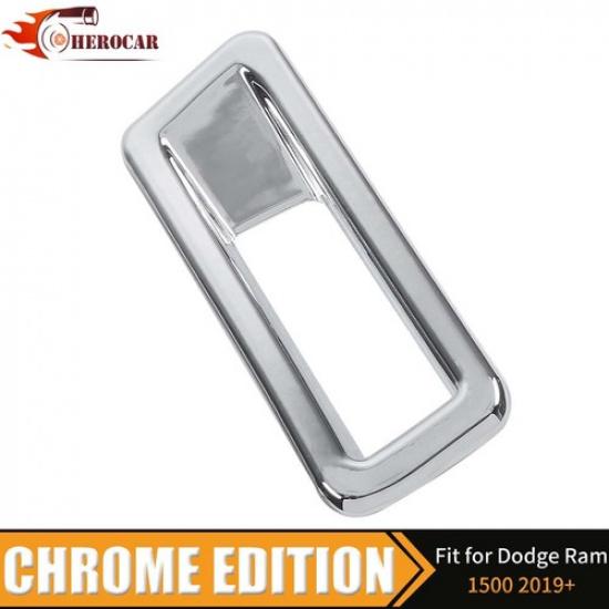 Chrome Rear License Plate Lamp Cover Decor Frame for Dodge Ram 1500 -2025