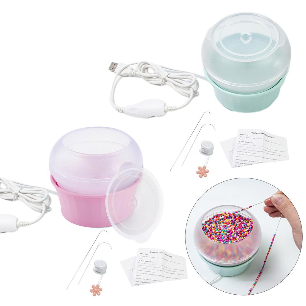 Spinner Elétrico de Contas Spinner Automático de Contas Miçangas Rápidas para Fabricação de Pulseiras e Joias Ajustável Máquina Spinner de Contas de Argila