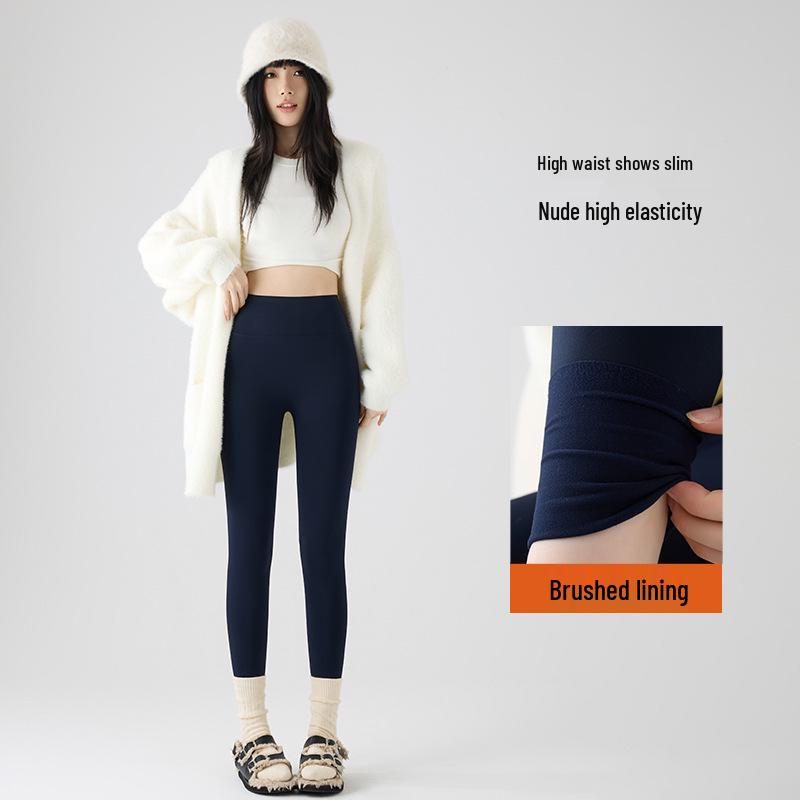 

Women s Fleece-Lined Shark Yoga Pants - High-Waisted, Warm, Slimming Autumn/Winter Leggings S (75-90 lbs)